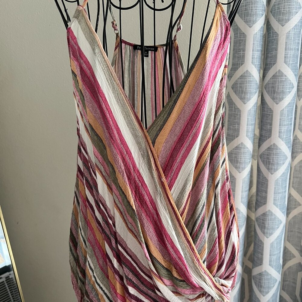 Pink Clover Katara Surplice Top